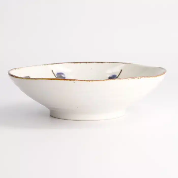Tokyo Design Studio - Kawaii - Cat Neko - Shallow Bowl - Blue - 17x4.9cmh - Image 3