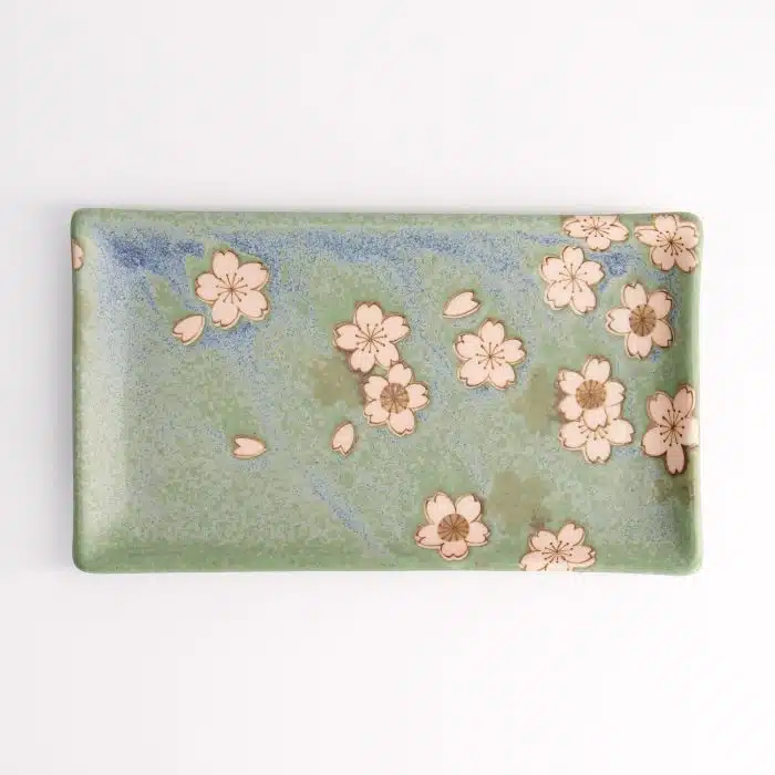 Tokyo Design Studio - Sakura - Bord - Groen - 22,5x12,7cm