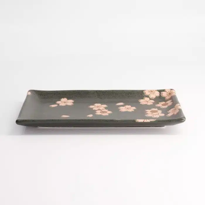 Tokyo Design Studio - Sakura - Bord - Zwart - 22,5x12,7cm