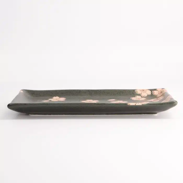 Tokyo Design Studio - Sakura - Plate - Black - 22.5x12.7cm - Image 3