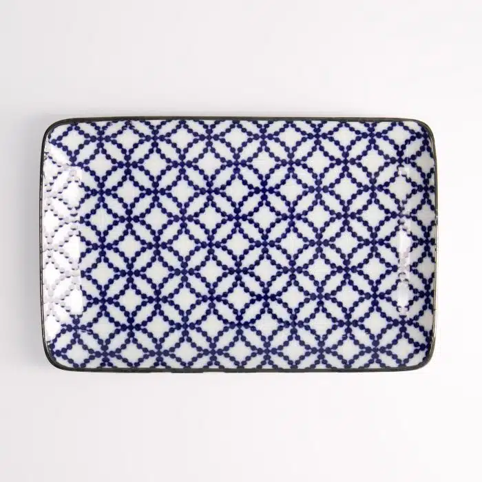 Tokyo Design Studio - Mixed Plates - Ten Shippo - Breakfast Plate - 20.4x13cm - Image 3