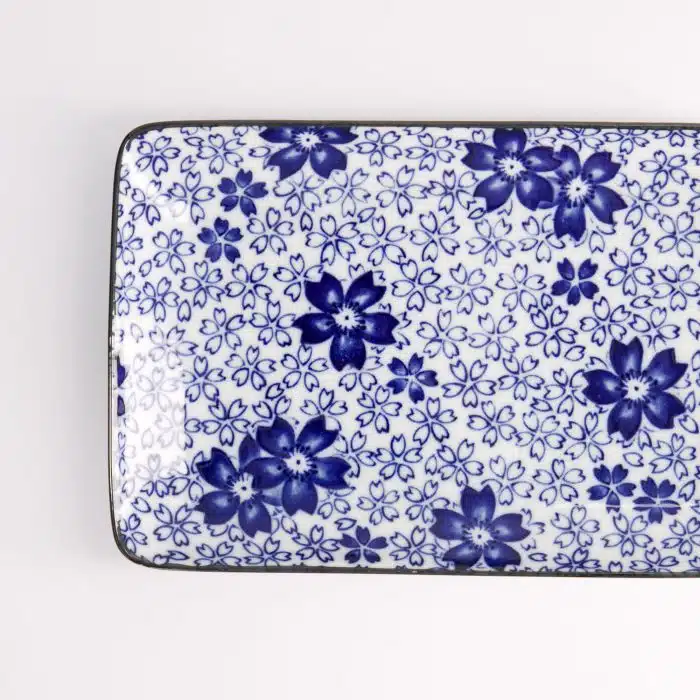 Tokyo Design Studio - Mixed Plates - Sakura Chirashi - Breakfast Plate - 20.4x13cm - Image 5