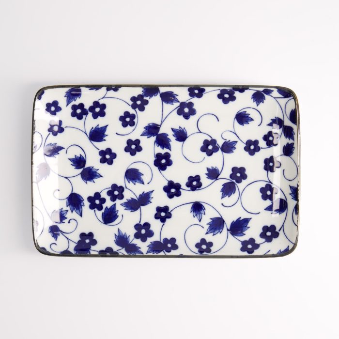 Tokyo Design Studio - Mixed Plates - Shin Karakusa - Breakfast Plate - 20.4x13cm - Image 3