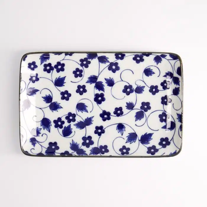 Tokyo Design Studio - Mixed Plates - Shin Karakusa - Breakfast Plate - 20.4x13cm - Image 3