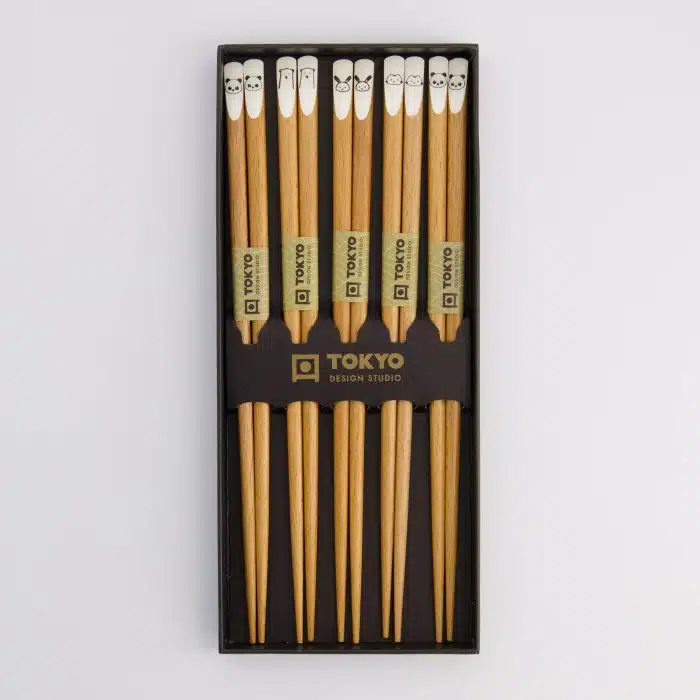 Tokyo Design Studio - Chopstick - Giftset/5 - Mix Animals - Image 4