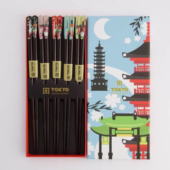 Tokyo Design Studio - Chopstick - Giftset/5 - Temples - Image 3