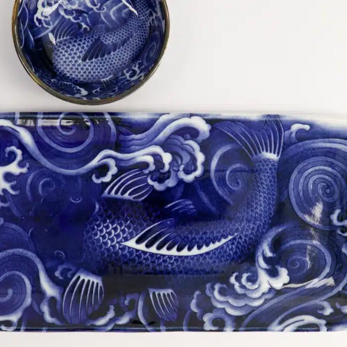 Tokyo Design Studio - Japonism - Koi Carp - Sushi Serving Set - 3-Piece Set - 1 Person - Image 4
