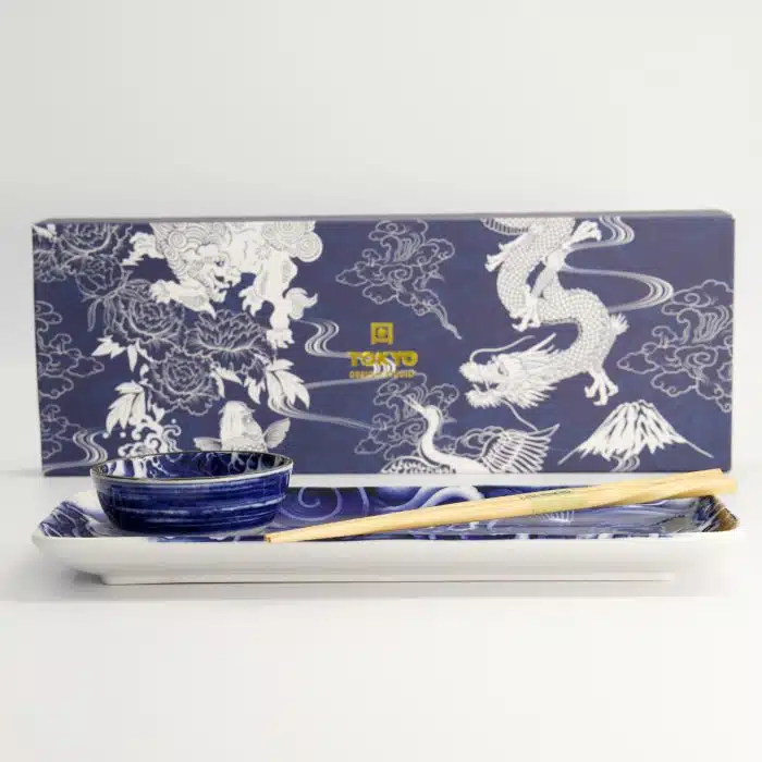 Tokyo Design Studio - Japonism - Koi Carp - Sushi Serving Set - 3-Piece Set - 1 Person - Image 5