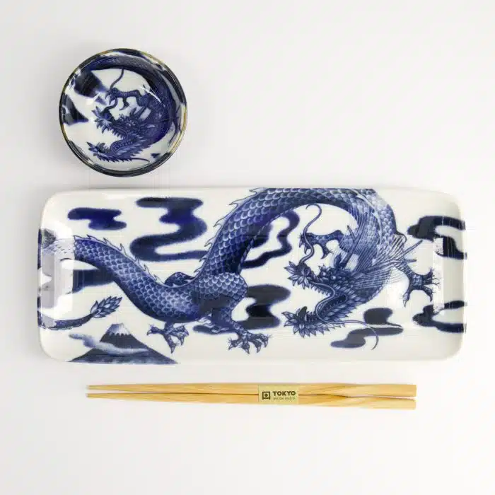 Tokyo Design Studio - Japonism - Dragon - Sushi Service Set - 3-piece Set - 1 Person - Image 2