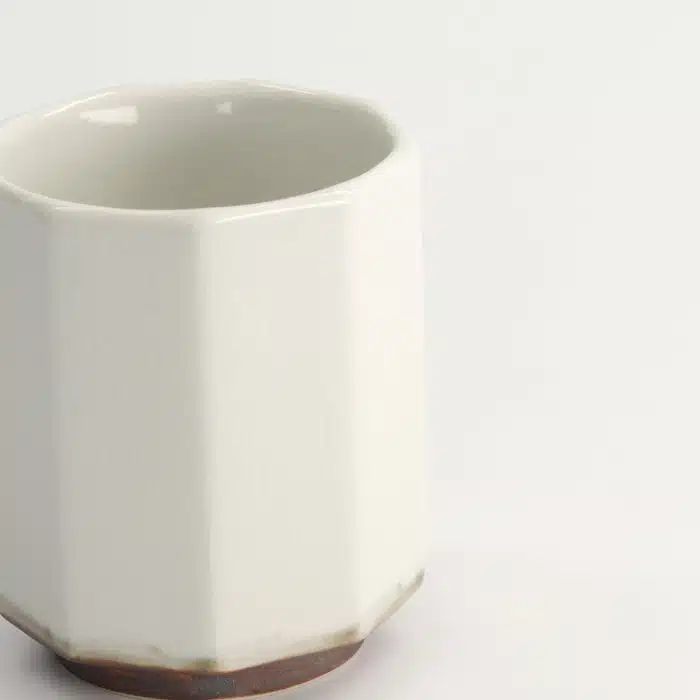 Tokyo Design Studio - Craft Teacup - White - 6.5x8cm - 150ml - Image 4