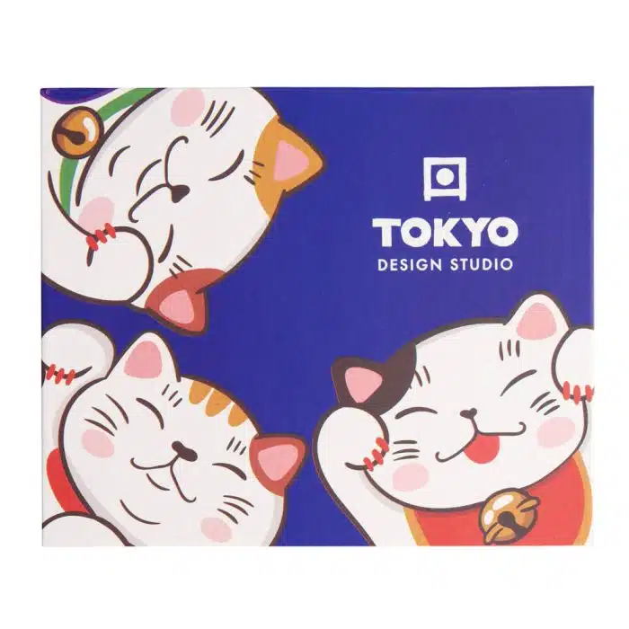 Tokyo Design Studio – Kawaii – Lucky Cat - Sake Set – 4 Cups – 1 Sake Bottle – 120/50 ml - Image 3