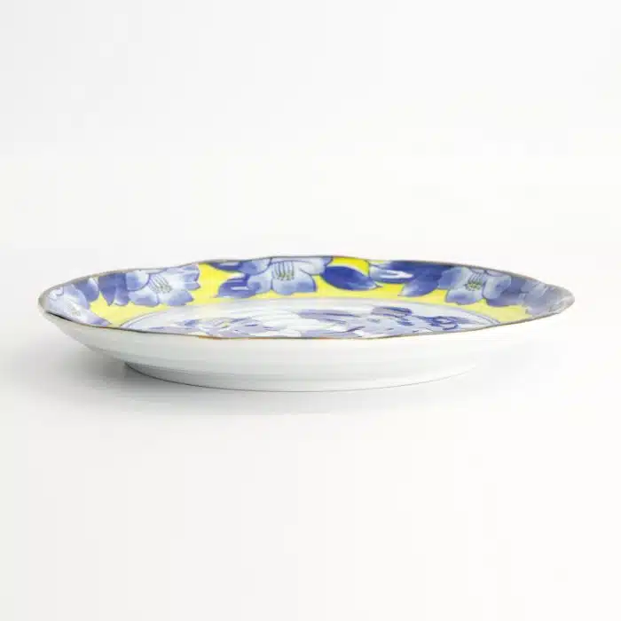 Tokyo Design Studio - Tsubaki - Plate - Yellow/Blue - 21.6x2.5 cm - Image 3