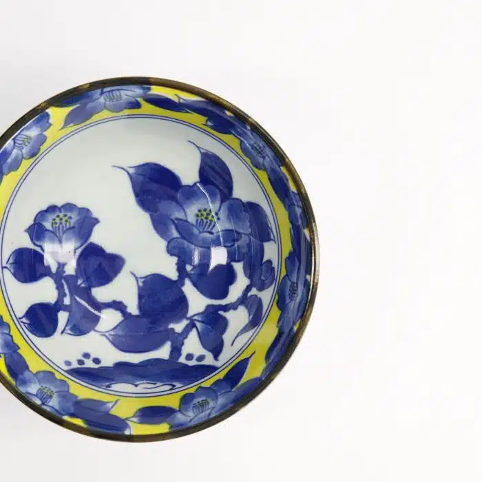 Tokyo Design Studio - Tsubaki - Rice Bowl - Yellow/Blue - 12x6.4cm - Image 4