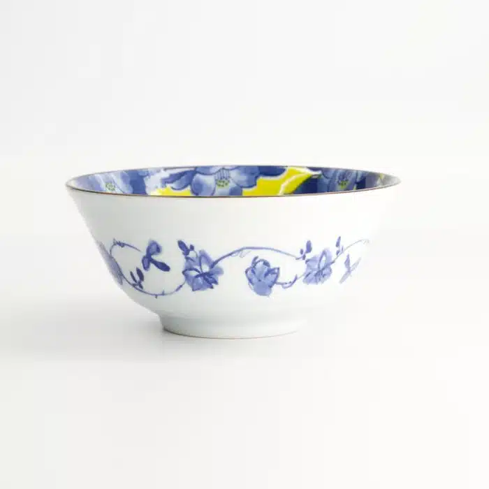 Tokyo Design Studio - Tsubaki - Tayo Bowl - Yellow/Blue - 15.2x6.7cm - Image 3