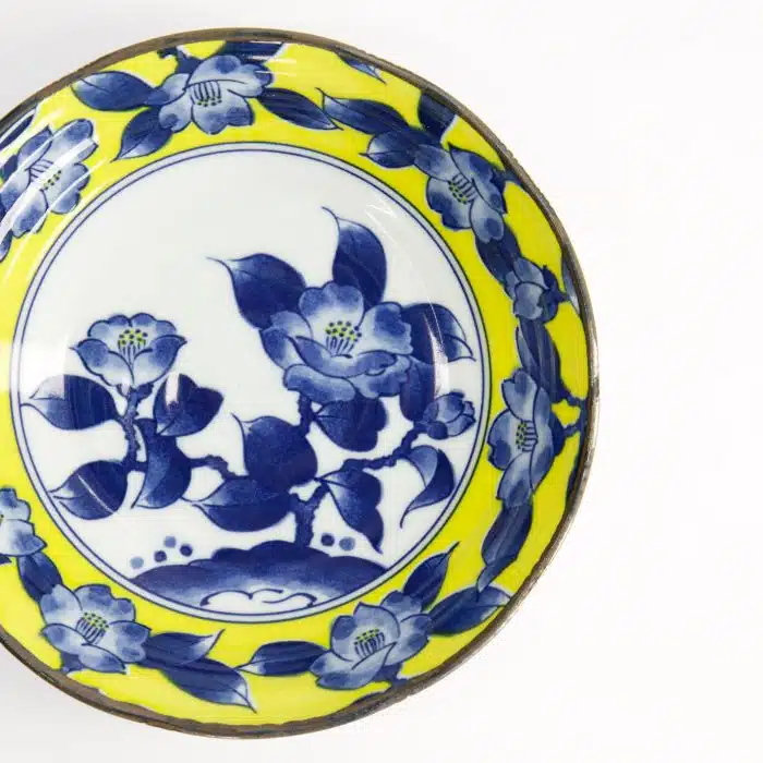 Tokyo Design Studio - Tsubaki - Shallow - Bowl - Yellow/Blue - 16.5x4cm - Image 4