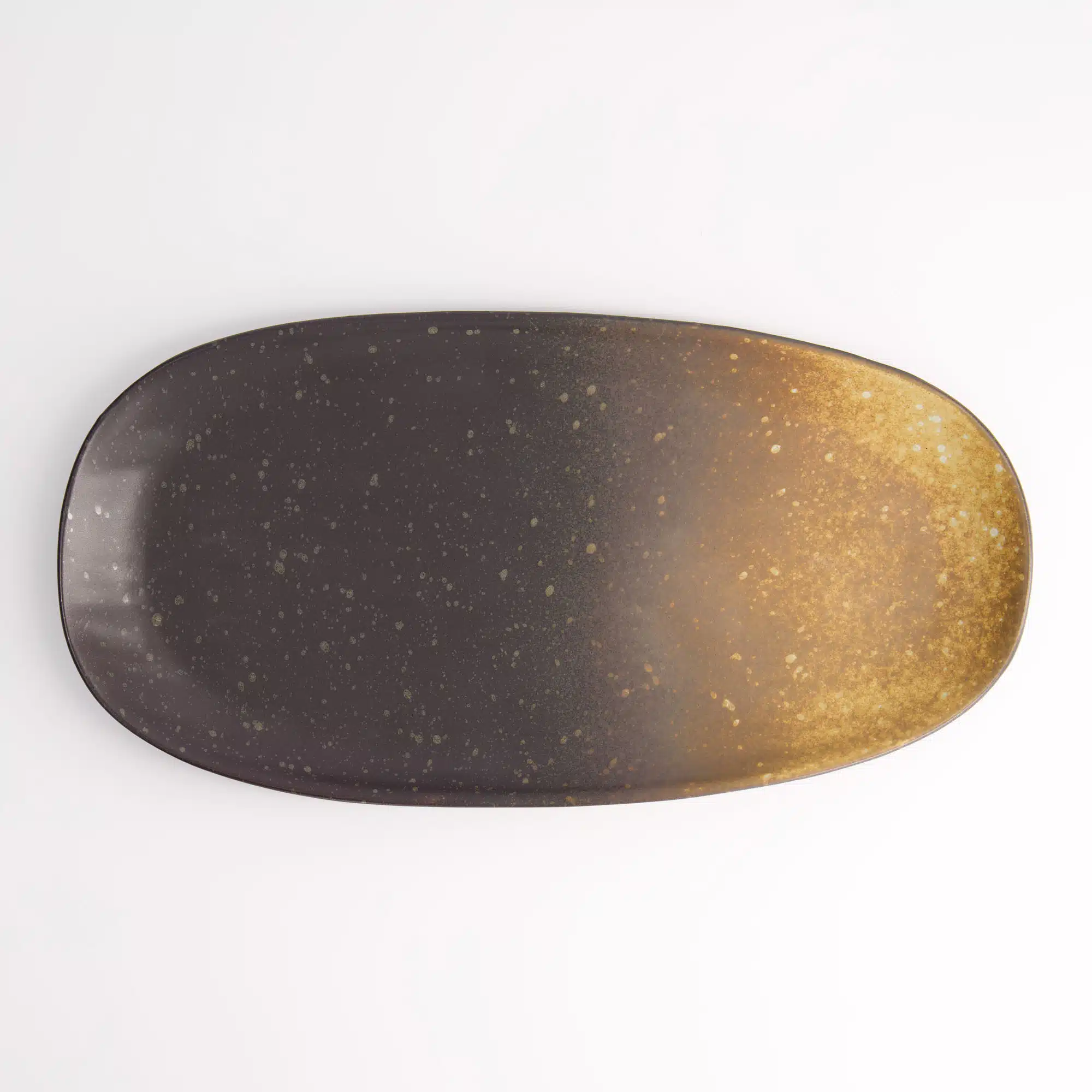 Tokyo Design Studio - Edo Brown - Oval Plate - 15.5x30.5cm - Image 2