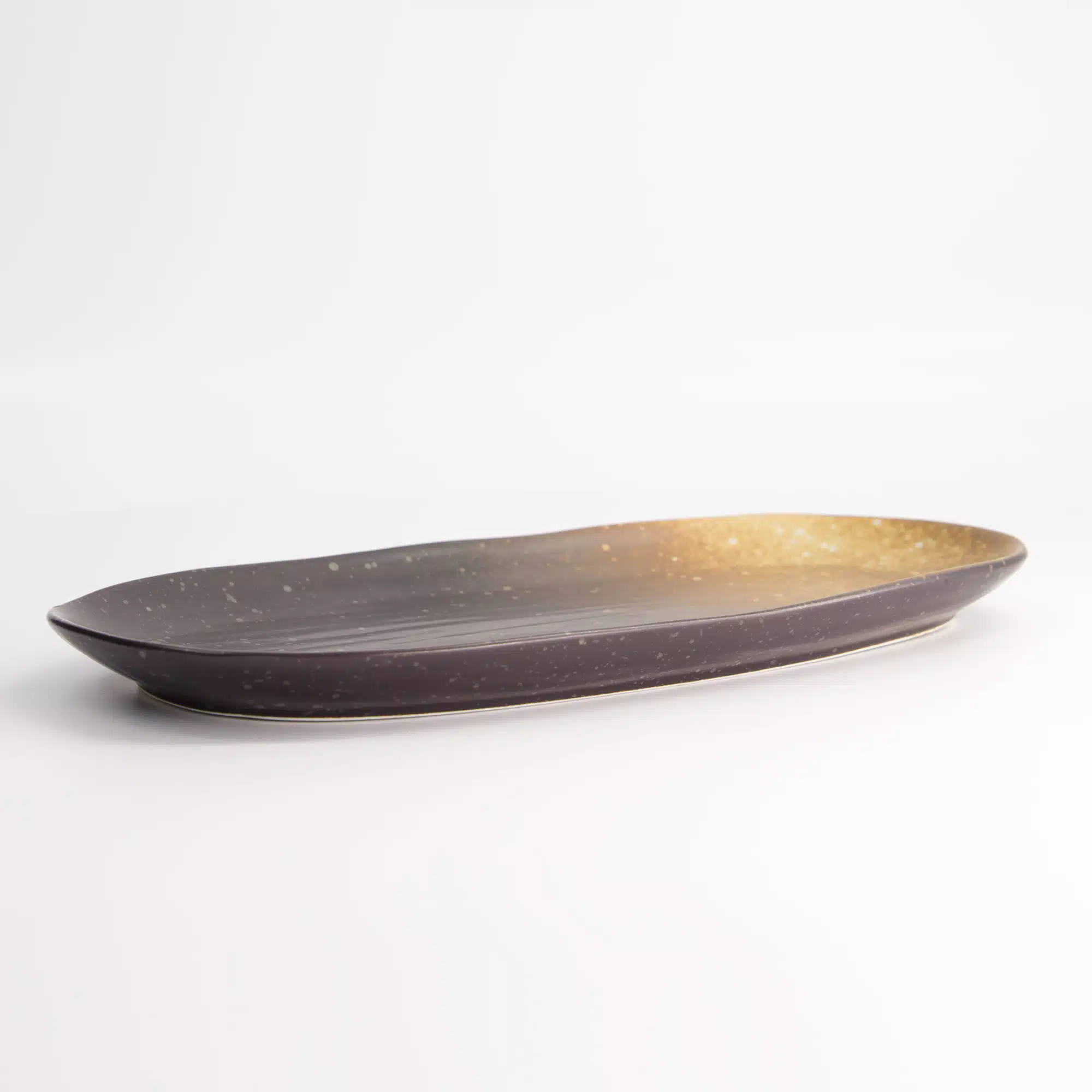 Tokyo Design Studio - Edo Brown - Oval Plate - 15.5x30.5cm - Image 3