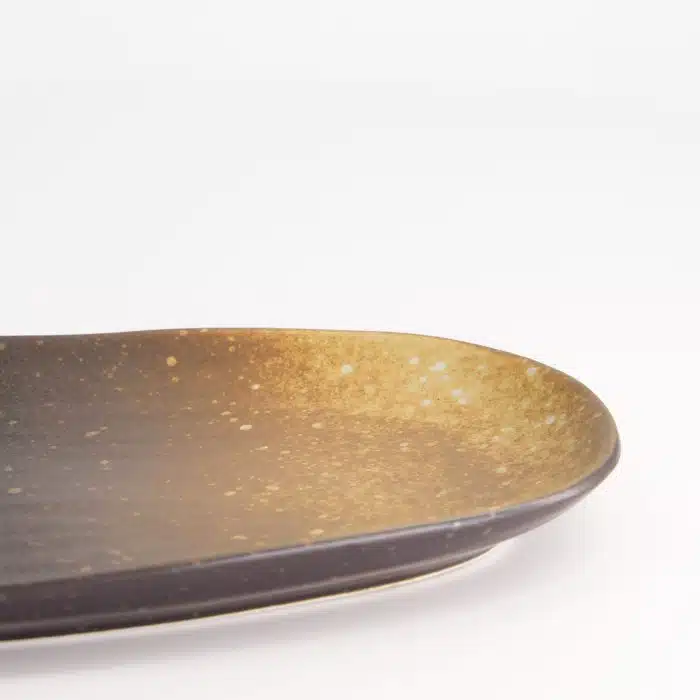 Tokyo Design Studio - Edo Brown - Oval Plate - 15.5x30.5cm - Image 4
