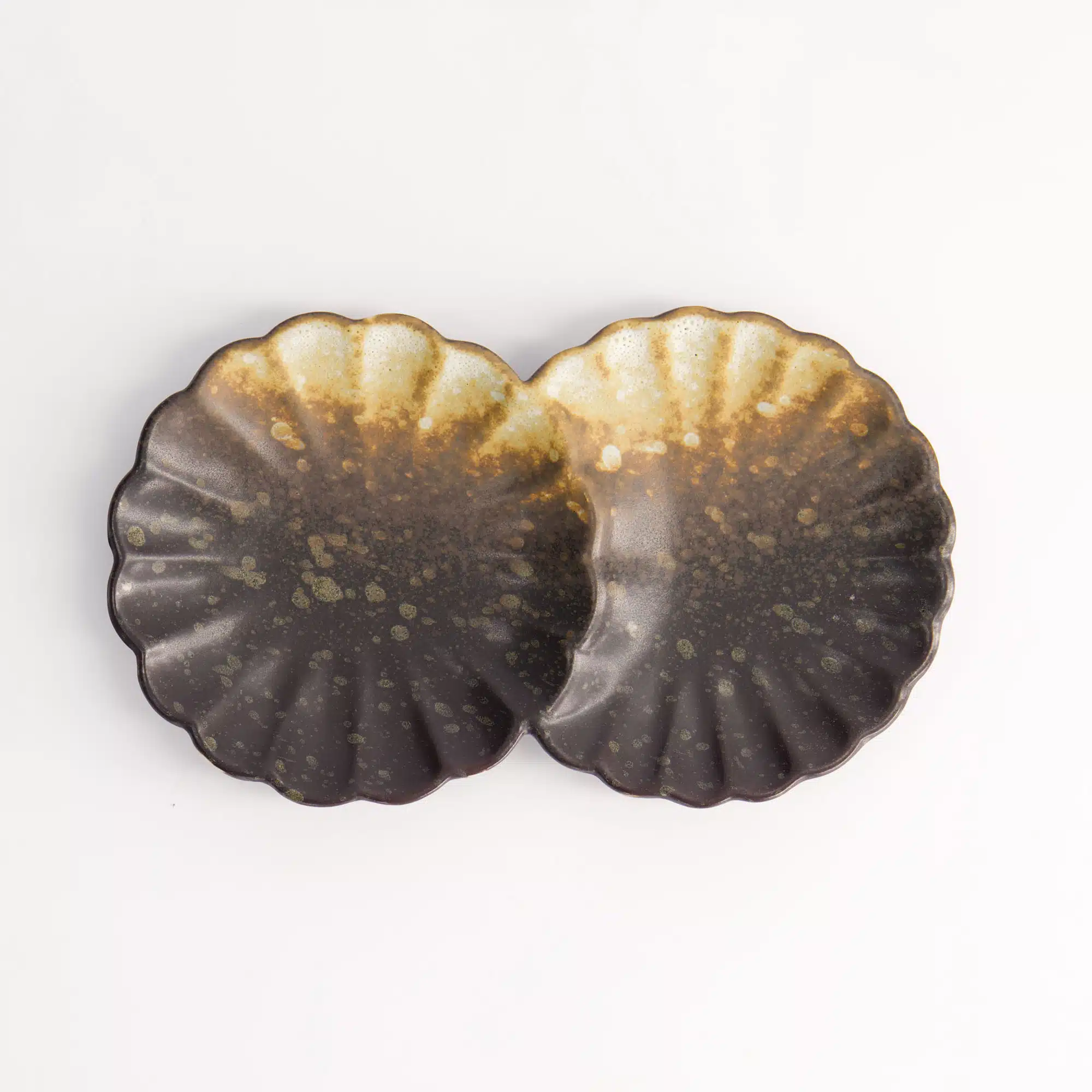 Tokyo Design Studio - Edo Brown - Floral Sauce Dish - 14x8.5cm - Image 2