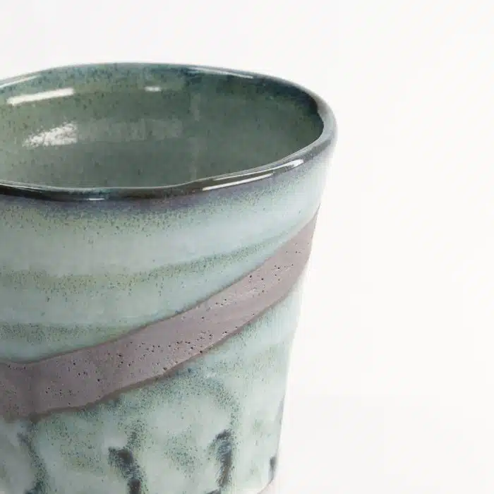 Tokyo Design Studio - Craft Teacup - Blue - Kinyo - 9x9cm - Image 4