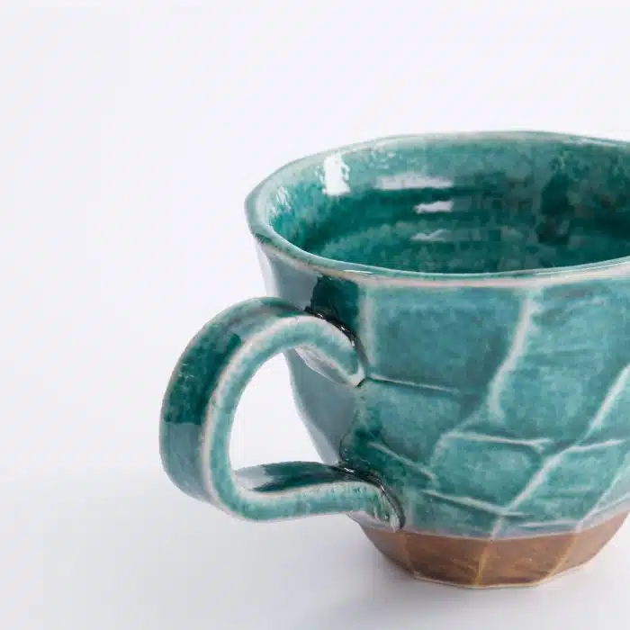 Tokyo Design Studio - Craft Mug - Green - 9.5x12.5x7.5cm - Image 3