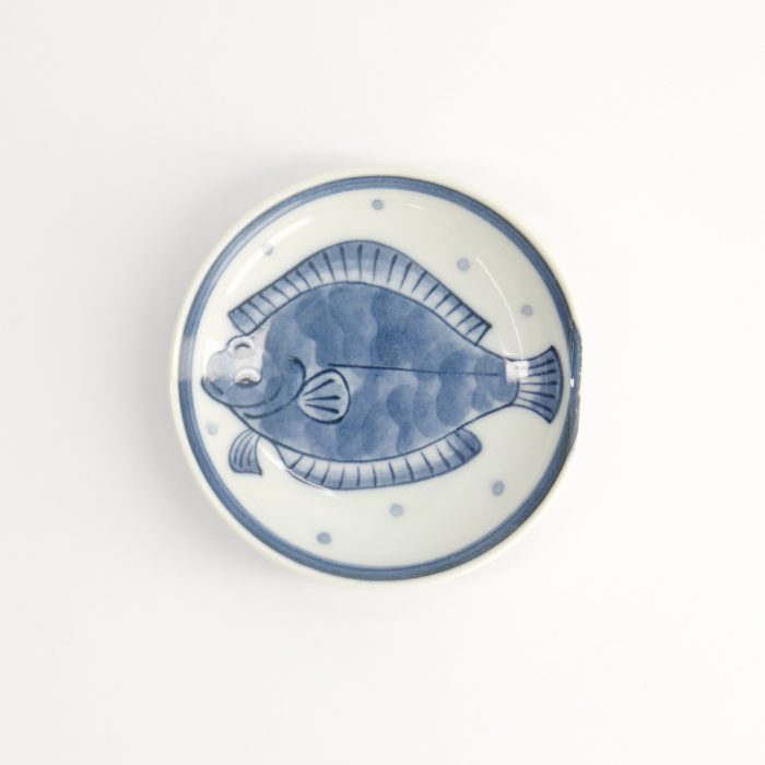 Tokyo Design Studio Mini Plate with Chopstick Holder - 9.4x2.3cm