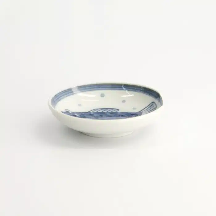 Tokyo Design Studio Mini Plate with Chopstick Holder - 9.4x2.3cm Blowfish - Image 5