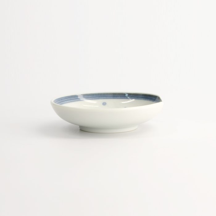 Tokyo Design Studio Mini Plate with Chopstick Holder - 9.4x2.3cm Blowfish - Image 3