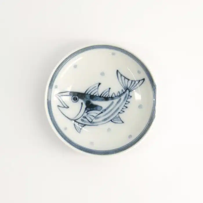 Tokyo Design Studio Mini Plate with Chopstick Holder - 9.4x2.3cm Bonito