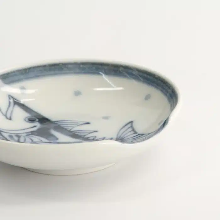 Tokyo Design Studio Mini Plate with Chopstick Holder - 9.4x2.3cm Bonito - Image 2
