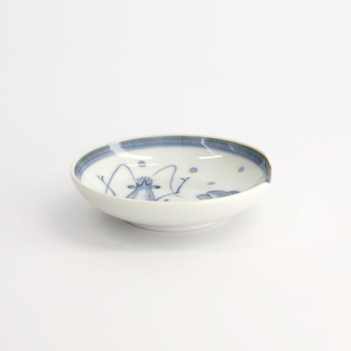 Tokyo Design Studio Mini Plate with Chopstick Holder - 9.4x2.3cm - Shrimp - Image 5