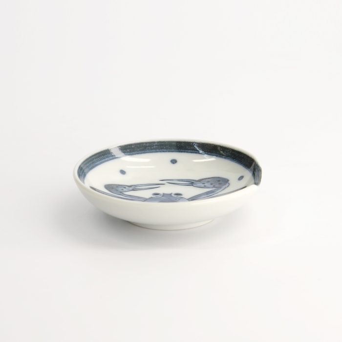 Tokyo Design Studio Mini Plate with Chopstick Holder - 9.4x2.3cm Crab - Image 4