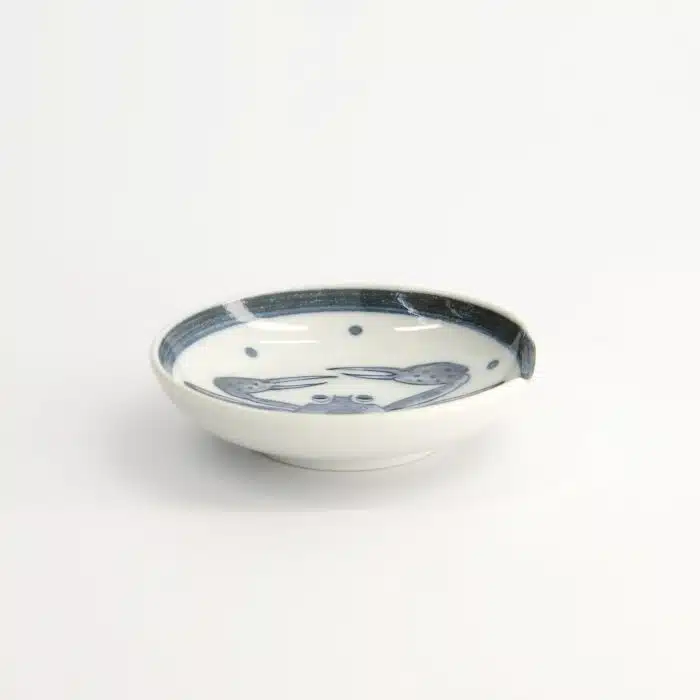 Tokyo Design Studio Mini Plate with Chopstick Holder - 9.4x2.3cm Crab - Image 4