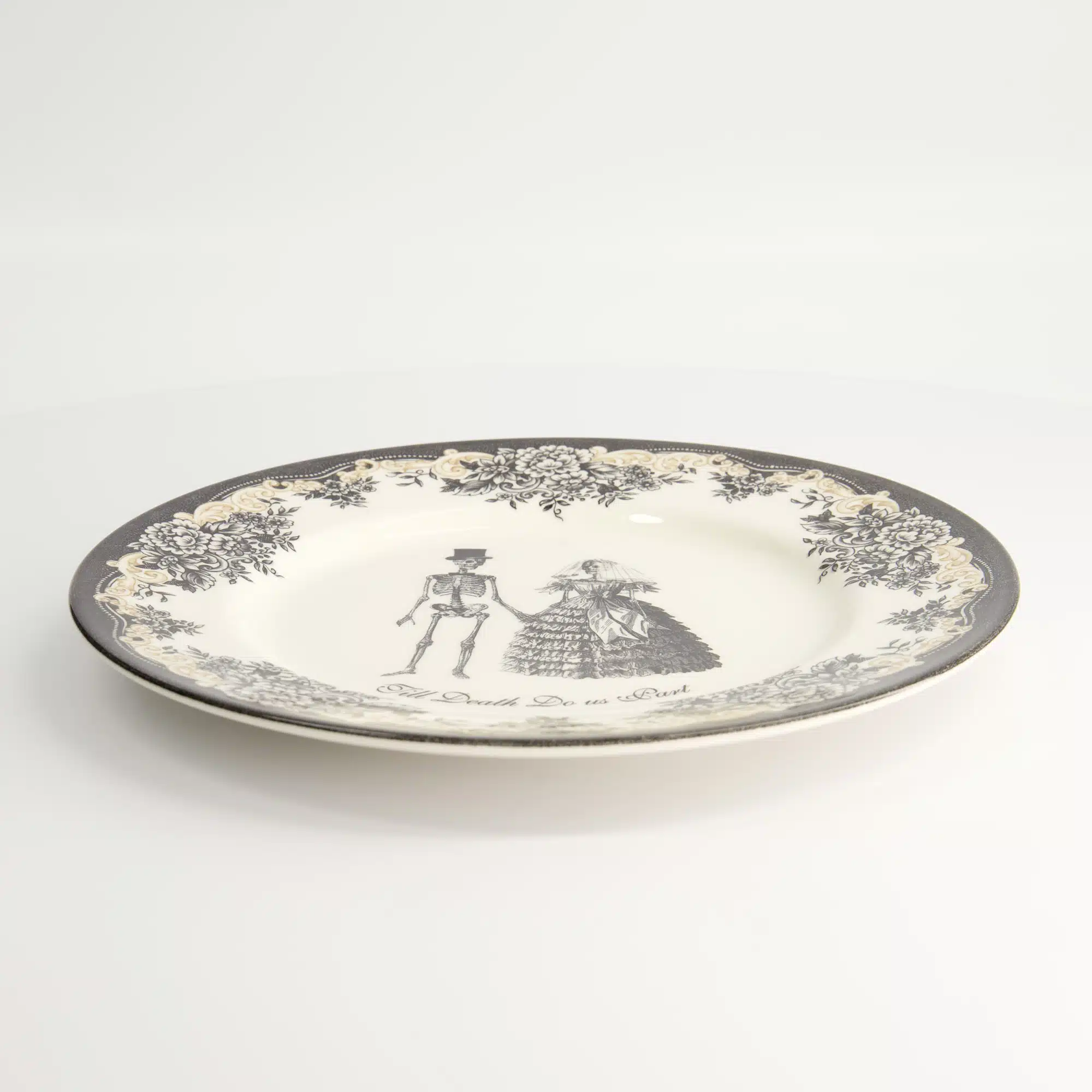 Tokyo Design Studio - Skull Design - Wedding - Dinner Plate - 28x2.3cm - Image 2