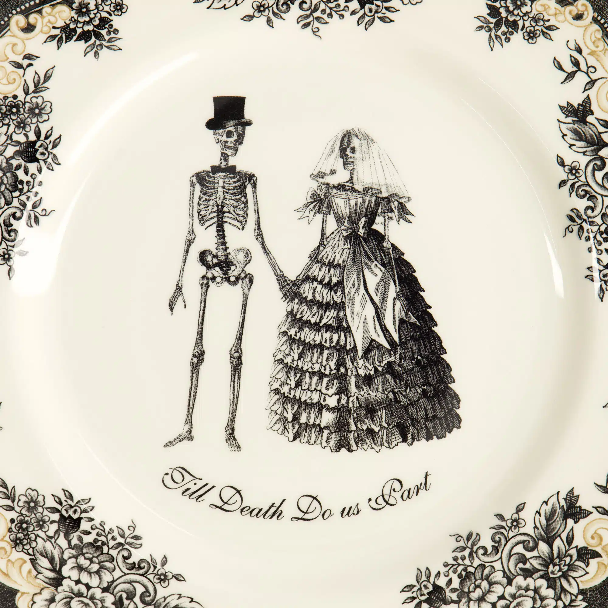 Tokyo Design Studio - Skull Design - Wedding - Dinner Plate - 28x2.3cm - Image 4