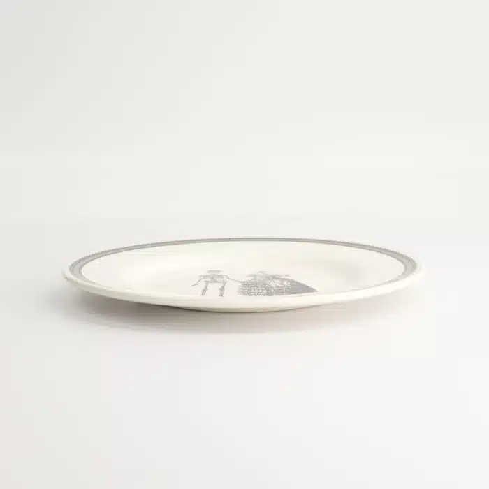 Tokyo Design Studio - Skull Design - Wedding - Breakfast Plate - 21x2cm - Image 3