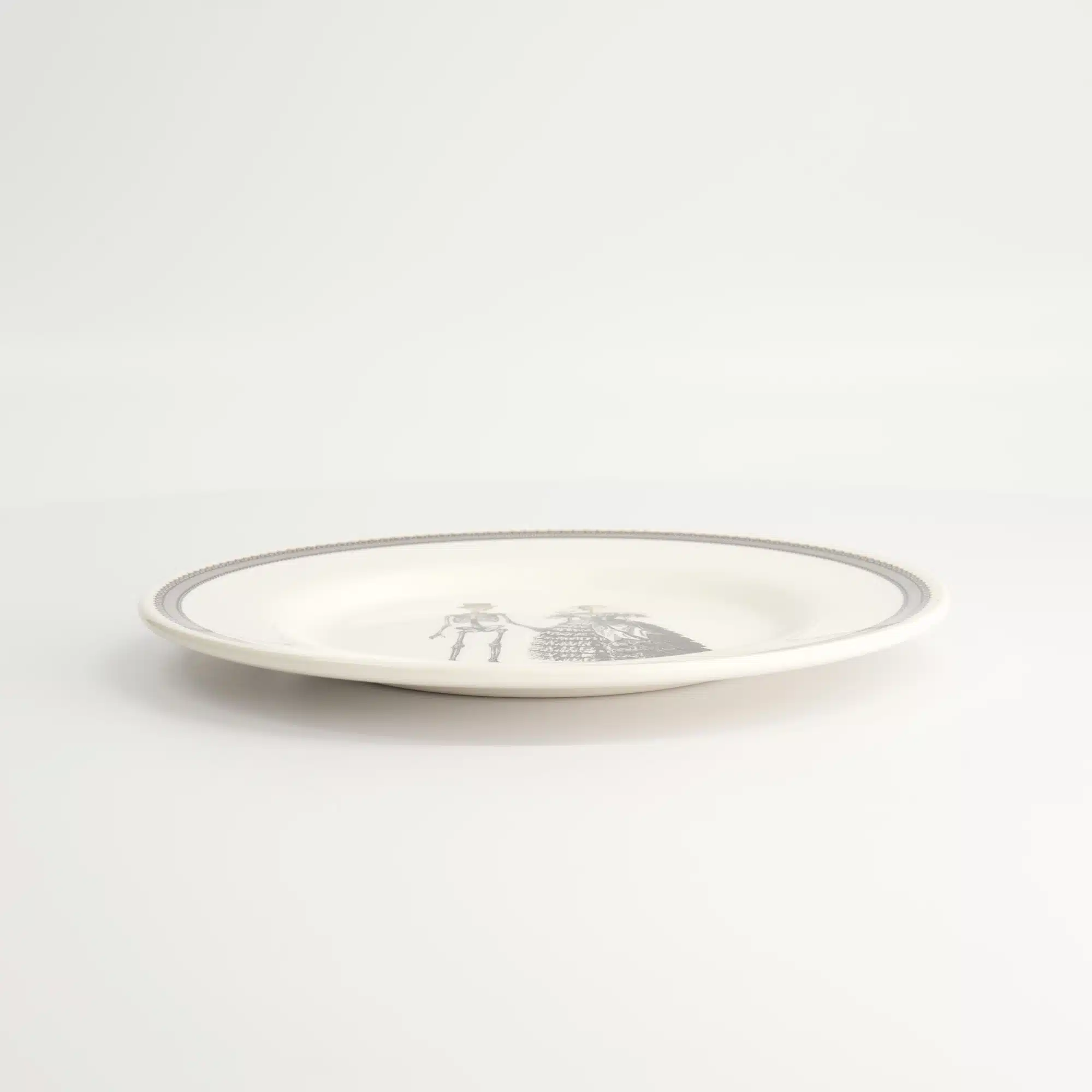Tokyo Design Studio - Skull Design - Wedding - Breakfast Plate - 21x2cm - Image 3