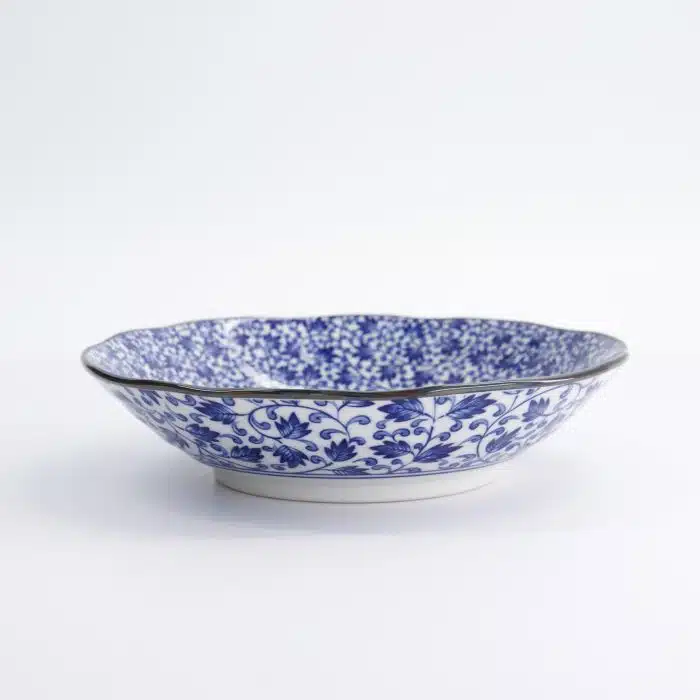 Titel: Tokyo Design Studio - Hana Blue - Pasta Bord - 21x5cm - Karakusa