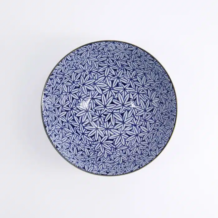Tokyo Design Studio - Mixed Bowls - Hana - Blue -18x9cm 1000ml - Momiji Maple - Image 4