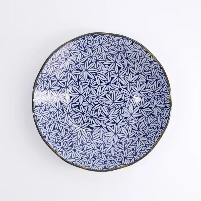 Tokyo Design Studio - Hana Blue - Pasta Plate - 21x5cm - Momiji Maple - Image 7