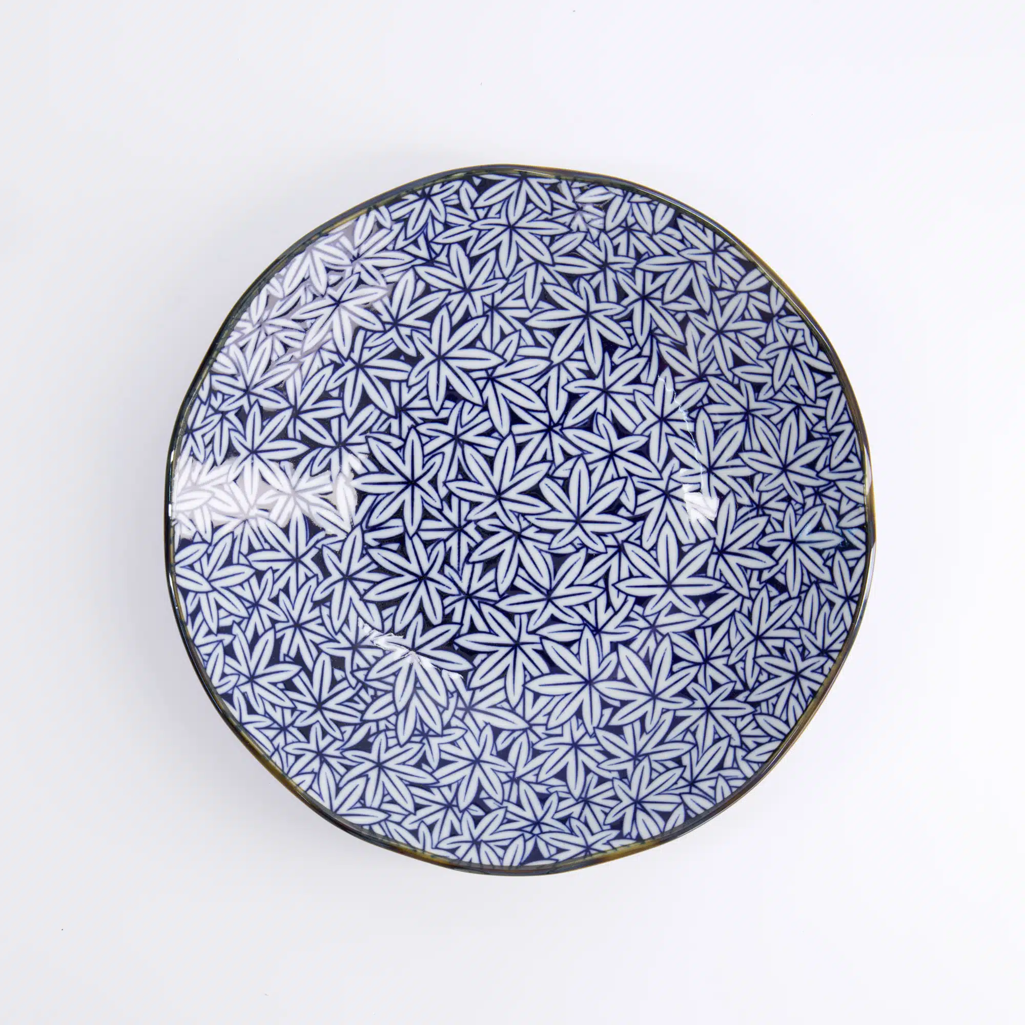 Tokyo Design Studio - Hana Blue - Pasta Plate - 21x5cm - Momiji Maple - Image 7