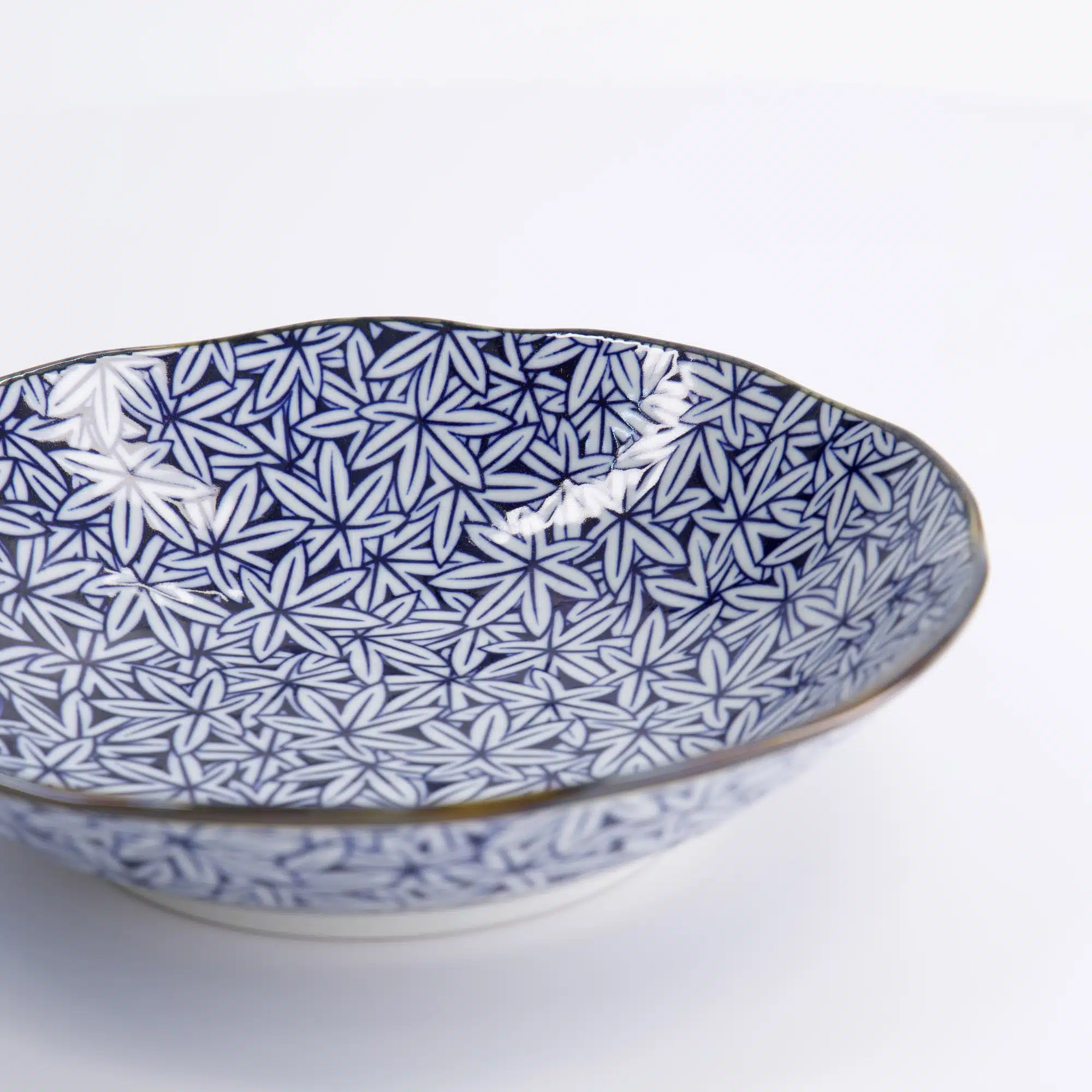 Tokyo Design Studio - Hana Blue - Pasta Plate - 21x5cm - Momiji Maple - Image 6