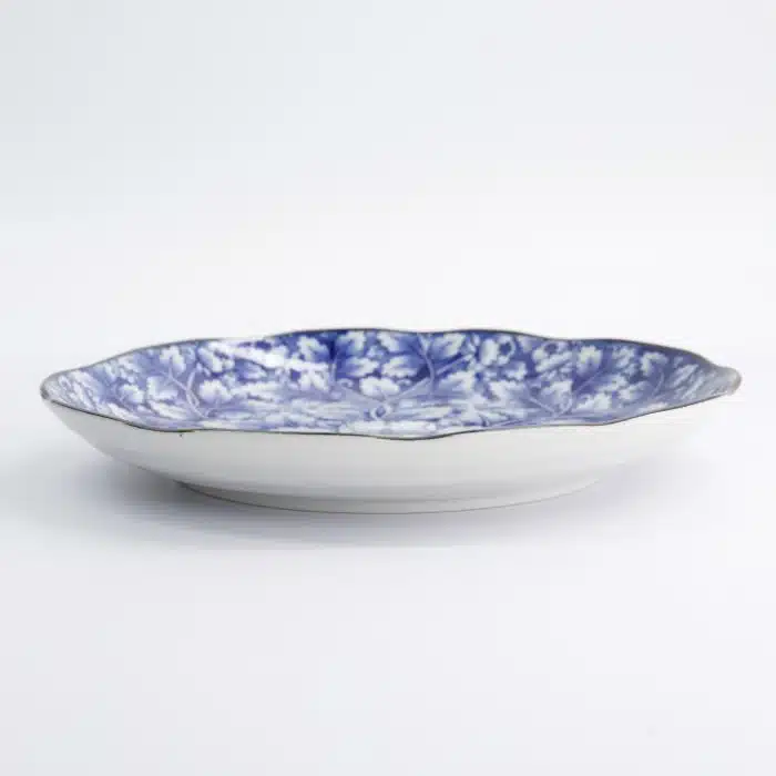 Tokyo Design Studio - Hana Blue - Round Plate - 25.5x3.5cm - Dami Botan - Image 3