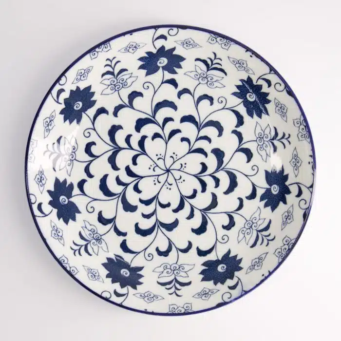 Tokyo Design Studio - Blue Botan - Rond Bord - 25x3.3cm