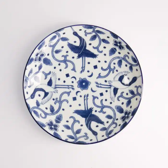 Tokyo Design Studio - Blue Maizuru - Rond Bord - 21.5x3.4cm