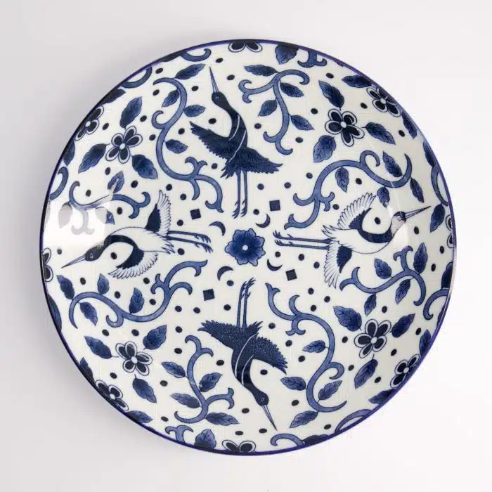Tokyo Design Studio - Blue Maizuru - Rond Bord - 25x3.3cm