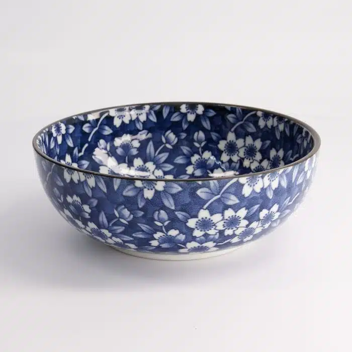 Tokyo Design Studio - Blue Sakura- Mixed Bowls- 20x7.2cm - Image 4