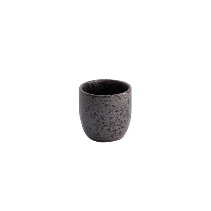 Sake Cup - Tetsusabi Black - 4.5x4.5cm - 50ml - Image 2
