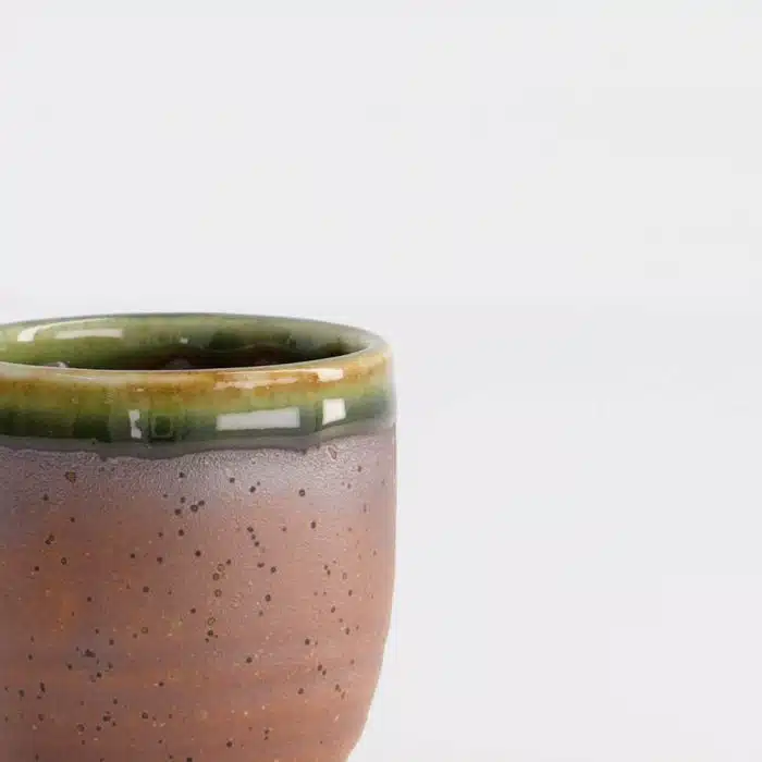 Sake Cup - Iga Brown - 4.5x4.5cm - 50ml - Image 3