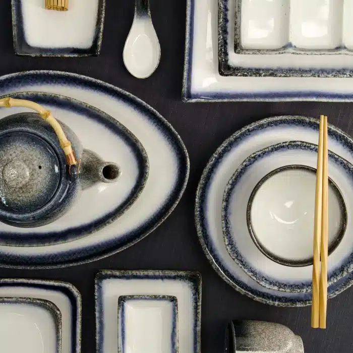 Tokyo Design Studio - Tajimi - Blue/White - Bowl - 21.8x7cm - 1000ml - Image 5